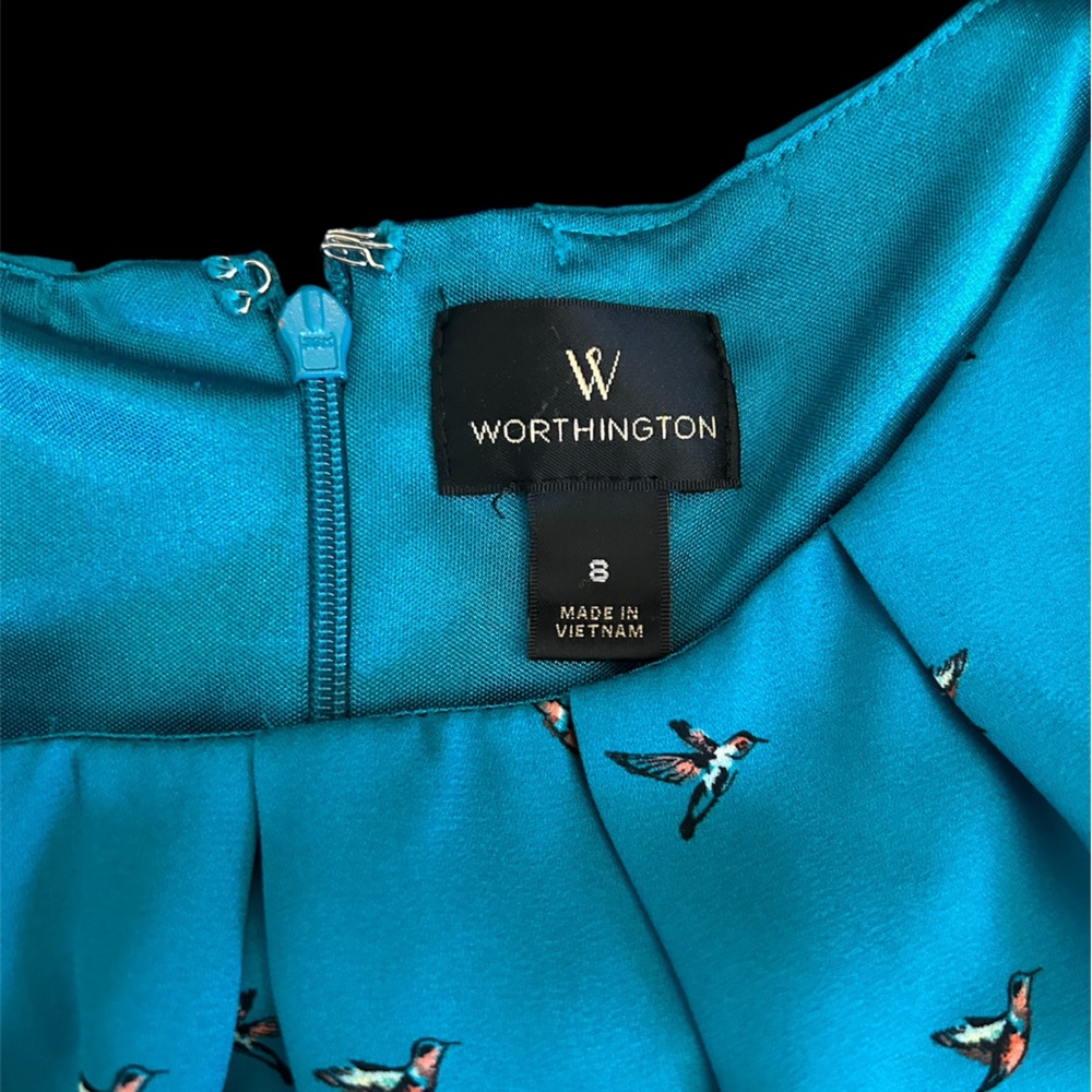 Hummingbird pattern dress - Picture 2 of 3